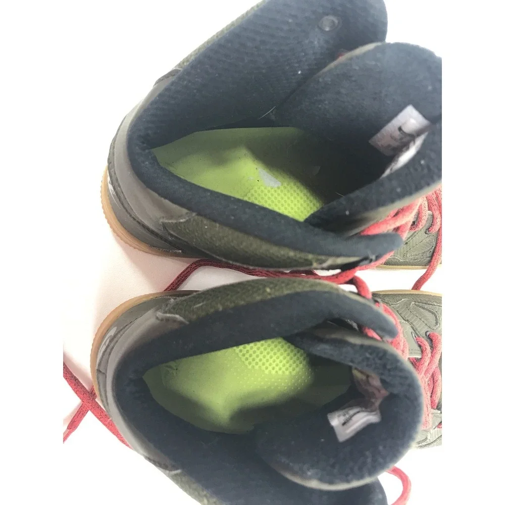 NIKE Son of Force Mid Men's Size 8 807242 330 Dark Loden Green Gum Leather Shoes